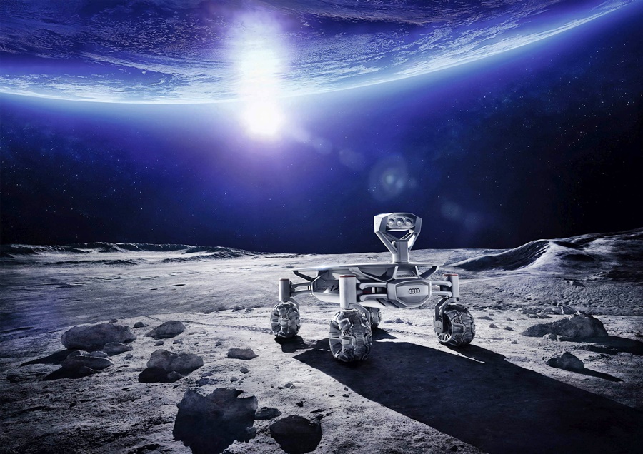 Part-Time scientists und Audi lunar quattro ready to head for the moon