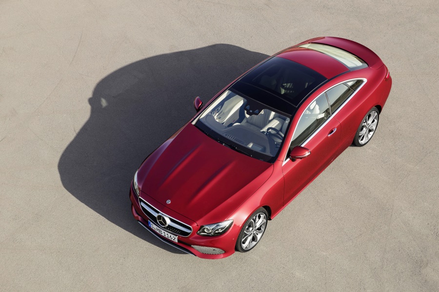 Mercedes-Benz E-Klasse Coupé; 2016; Exterieur: designo hyazinthrot metallic, AVANTGARDE ; Mercedes-Benz E-Class Coupé; 2016; exterior: designo hyacinth red metallic, AVANTGARDE;