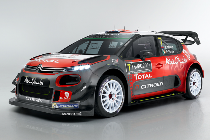 Citroen公布2017年式C3 WRC新工廠賽車