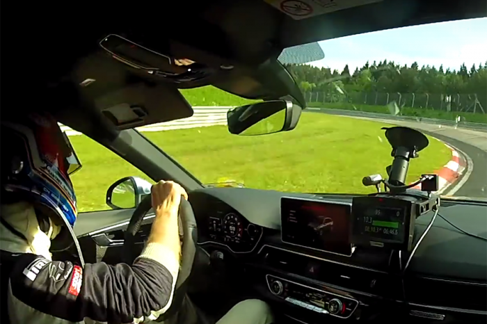 (影音)Audi RS4旅行車7分鐘跑完紐伯林！比R8超跑還快！