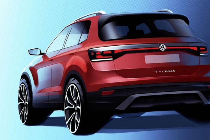 2019 Volkswagen T-Cross首次公布部分設計元素！