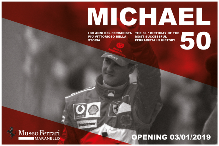 「Michael 50」麥可·舒馬克特展於Ferrari法拉利博物館啟幕