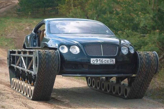 能想像嗎？Bentley Continental GT變成了一部豪華坦克車