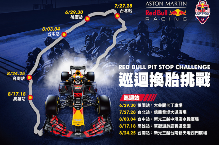 暑假來玩Red Bull Pit Stop Challenge換胎挑戰！！