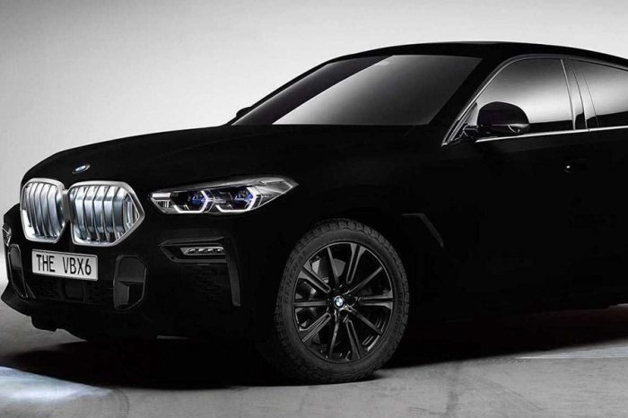 BMW X6包覆Vantablack之後讓你完全看不出身形