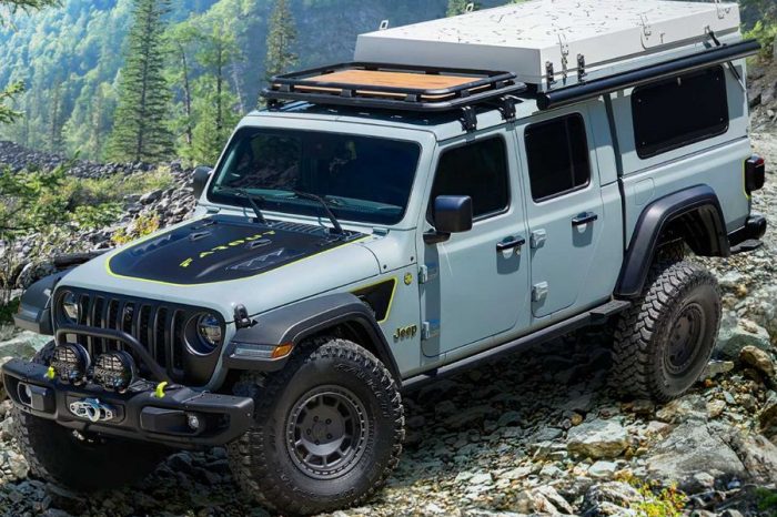 Jeep以Gladiator Farout概念車示範了最新的露營改裝玩法