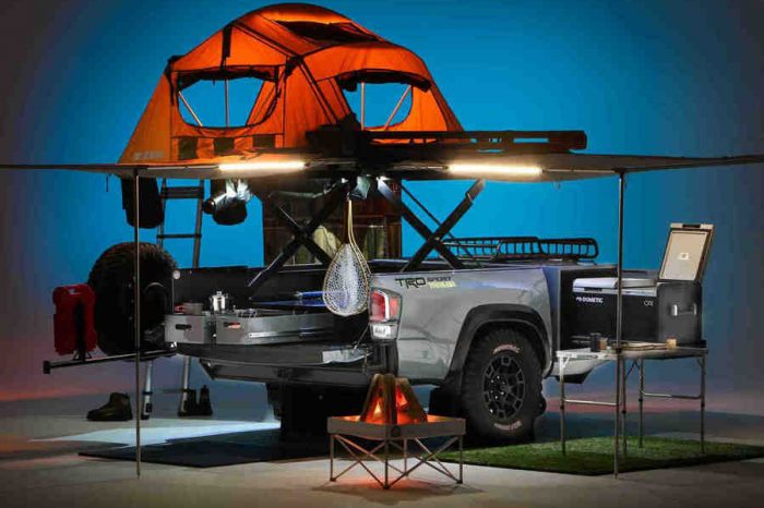 Toyota TRD Sport Trailer 打造的小小露營拖車能完全滿足所有的露營需求