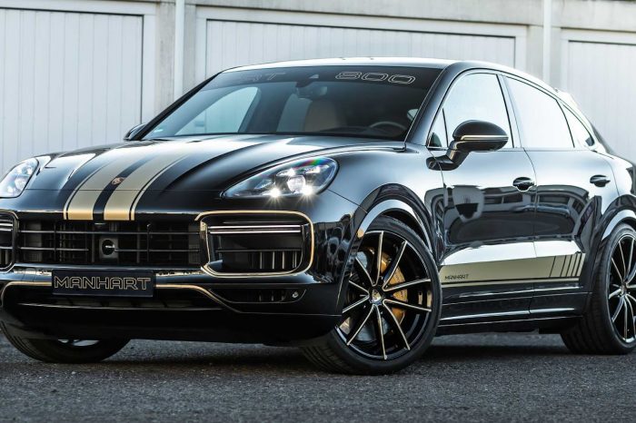 Porsche Cayenne Coupe Turbo 換 Turbo 變身成 Manhart Performance CRT 800