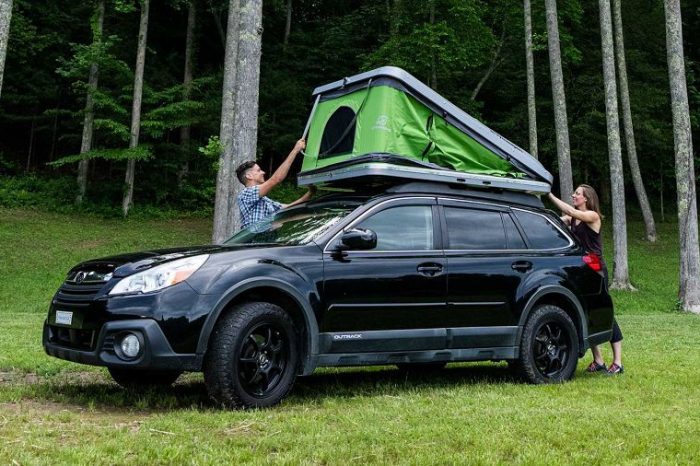 SylvanSport 推出的 Loft 車頂帳篷讓每輛車都可變成露營車