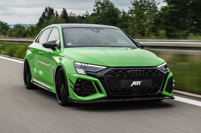 經過 ABT 加持後的 Audi RS3 Sportback 獲得了 368 KW 的火力