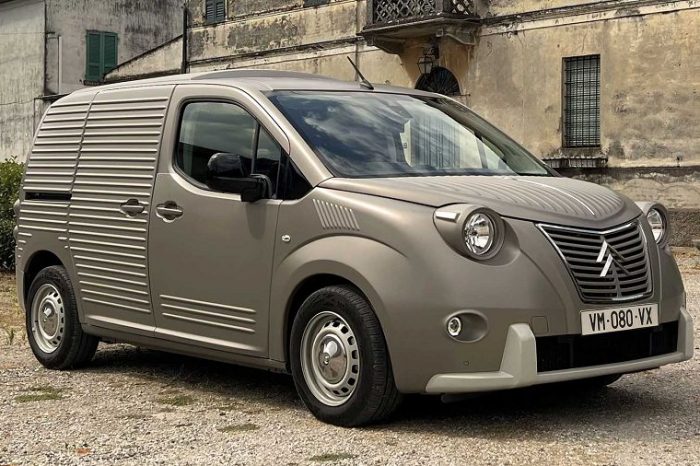 Caselani 精心設計的外觀套件讓 Citroen Berlingo 2CV Fourgonnette 獲得了復古美學