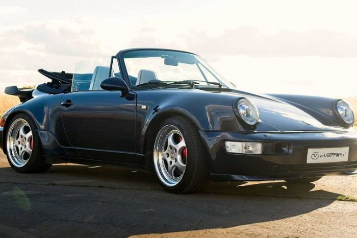 Everrati 帶來電動版本的 964 世代 Porsche 911 Cabriolet