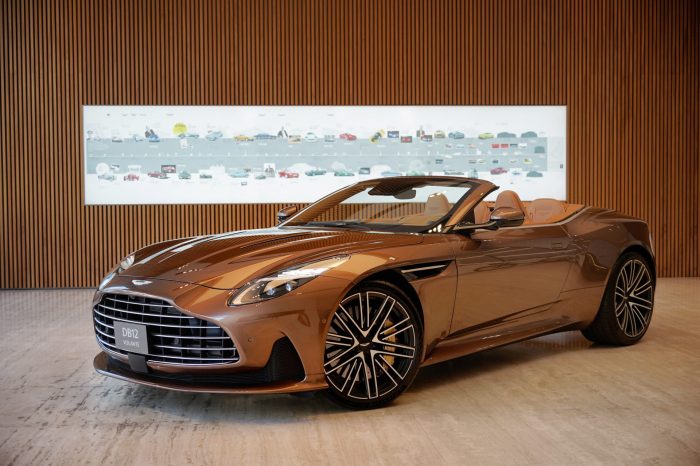 Aston Martin DB12 Volante 延續 Super Tourer 之名–DB12 Volante綻放新姿磅礡抵台