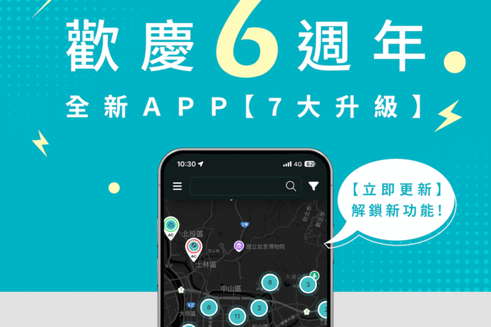 EVOASIS 六週年歡慶，全新 APP「七大升級」上線，週末離峰「6.5 元/度」回饋啟動